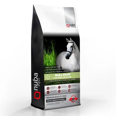 Immagine prodotto di Nuba  Lucern Coco Oil Chaff - Paglia di erba medica trattata con olio - 15 kg