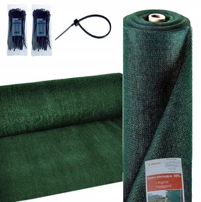 Obrázek produktu pro Ekspand | stínicí síť 90% - 1,5x50 m - zelená - odolná proti UV záření - vysoká hustota 135g/m?