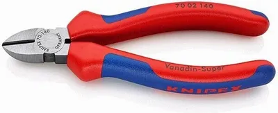 Produktbild von KNIPEX Seitenschneider schwarz atramentiert poliert140 mm