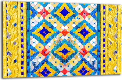Produktbild von Herdabdeckplatte Glaskeramikkochfeld-Abdeckung Spritzschutz Glas 80x52 Mosaik