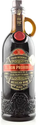 Produktbild von El Ron Prohibido Solera 15 Jahre Gran Reserva Mexican Rum | 40 % vol | 0,7 l