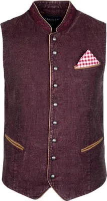 Produktbild von Trachtenweste Platzhirsch 91501-90 bordeaux 58