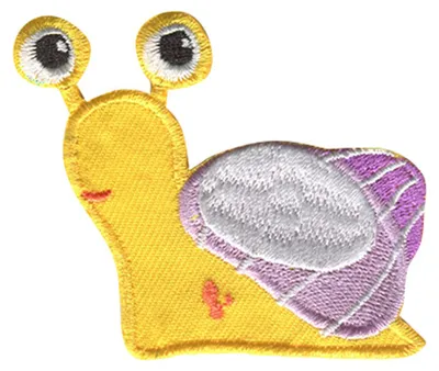 Obrázok produktu pre Slimák - záplata, nažehľovačka, nažehľovačka, nášivka, záplata, na nažehlenie, veľkosť: 6 x 4,9 cm