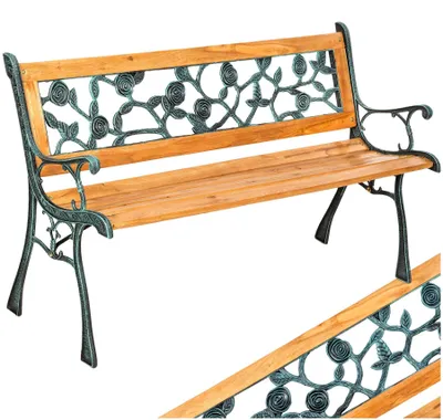 Immagine prodotto di Panca da giardino in legno per 2 persone, resistente alle intemperie