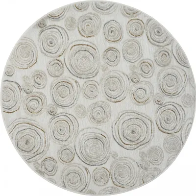 Image de 120 x 120 (diamètre) cercle Tapis My Style  CA60050 crème cercle