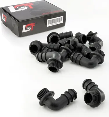 Produktbild von 10x Verbinder L-Stück 90° Winkel 20x1/2" PE-Reduzierstück Bewässerungssystem