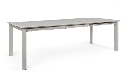 Produktbild von Tisch Konnor 160-240 x 100 x 76 cm Aluminium Grau