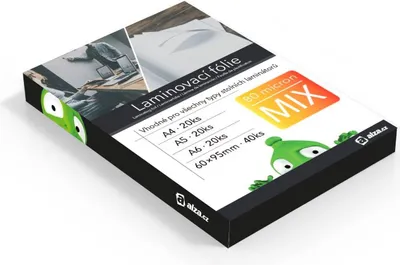 Zdjęcie produktu dla Alza Mix (A4, A5, A6 i 60 x 95 mm)/160 błyszczących - 20/20/20/40 sztuk w opakowaniu