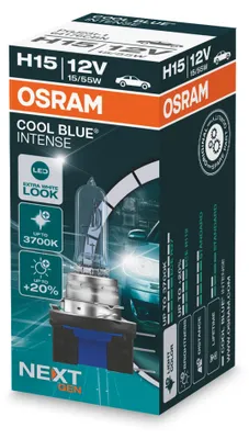 Productafbeelding van 1 stuks OSRAM COOL BLUE INTENSE NEXT GENERATION lamp, koplamp H15, 15/55W