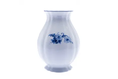 Image de Thun 1794 Rose, vase, porcelaine, roses bleues, 18,5 cm, Thun