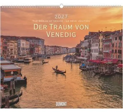Produktbild von DUMONT Wandkalender 2027 Traum von Venedig 60 x 50 cm mit 12 Motiven aus Venedig
