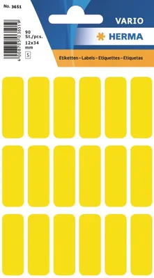 Produktbild von HERMA Multi-purpose labels 12x34mm, 12 x 34