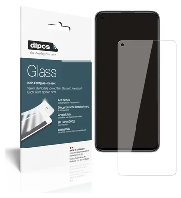 Zdjęcie produktu dla 2x folia ochronna dla Xiaomi Mi 11 Pro - folia antywstrząsowa 9H dipos Glass z tworzywa sztucznego