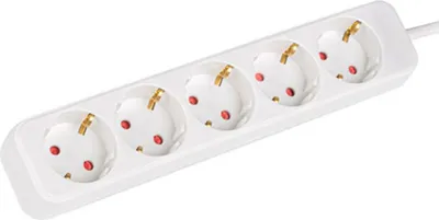 Zdjęcie produktu dla Lanberg Steckdosenleiste 5x Schuko, Kupfer, 1.5m weiß