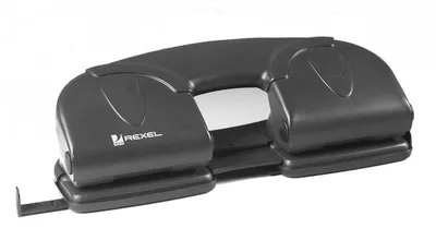 Produktbild von Rexel Vierfachlocher V412 Stanzleistung: 12 Blatt schwarz
