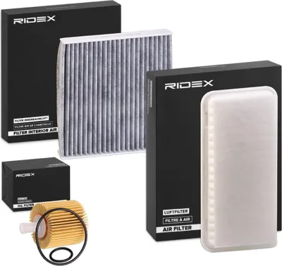 Produktbild von RIDEX Filterset Inspektionspaket Filtersatz für TOYOTA Yaris Schrägheck (P9)