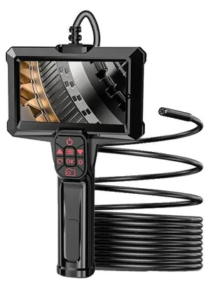 Image de Caméra d'inspection, écran HD 4,3 pouces, étanche IP67, objectif unique de 8 mm, 2 m