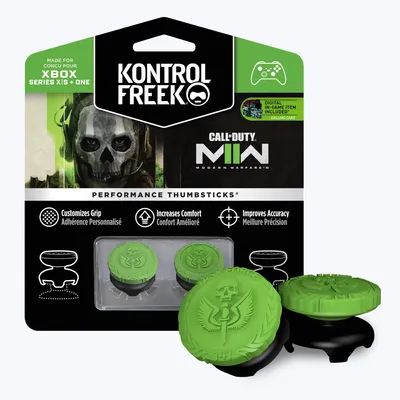 Obrázek produktu pro KontrolFreek pro Call of Duty: Modern Warfare II – výkonné joysticky pro Xbox One a Xbox Series X | 2 vysoké, hybridní/ploché | Černá/Zelená