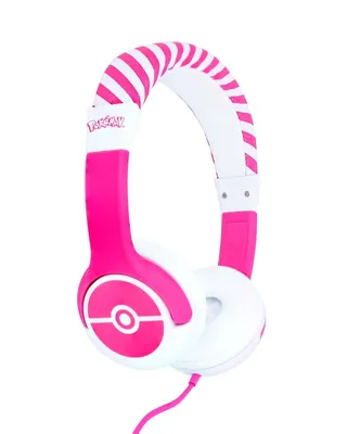 Produktbild von OTL Technologies Pokémon Pokéball Pink Kids, Kabelgebunden, Gaming, 20 - 20000 Hz, 88 g, Kopfhörer, Pink, Weiß