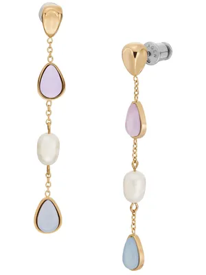 Obrázok produktu pre Skagen SKJ1717710 Dámske náušnice SEA GLASS z nerezovej ocele, biele zlato