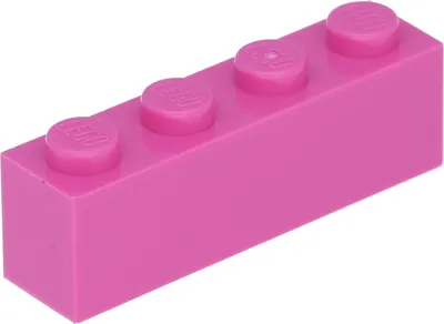 Obrázek produktu pro LEGO: 50 Steine 1x4, Dunkelpink