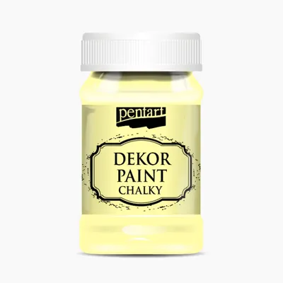 Immagine prodotto di PENTART Colore decorativo Chalky, 100 ml, giallo