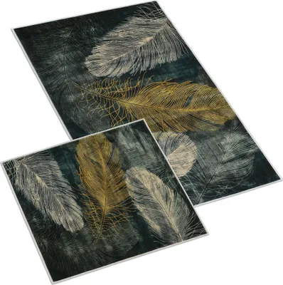 Produktbild von Badematten-Set 3D 60x100+60x50cm ohne Federausschnitt