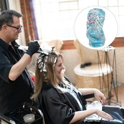 Produktbild von Damen-Schlafmütze aus elastischem Satinstoff mit langem Schnitt, atmungsaktiv und hautfreundlich, für Naturhaar und Pferdeschwänze