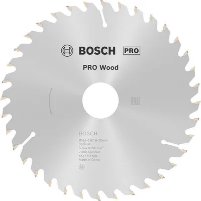 Produktbild von PRO Wood Kreissägeblatt, 165 x 2,6 x 30 mm, Z36