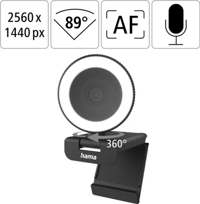 Immagine prodotto di Webcam Hama C-850 Pro QHD 00139989