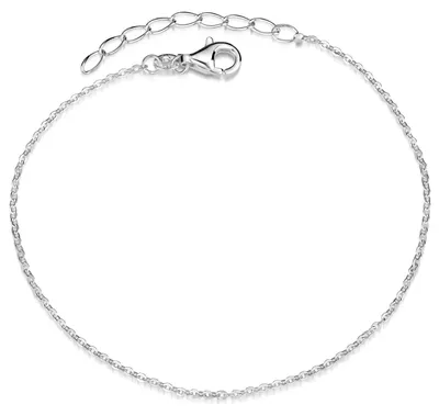 Produktbild von MATERIA by Matthias Wagner Armkettchen Silber 925 - Damen Armband Armkette rhodiniert 18-21cm verstellbar SA-124-Silber