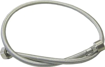 Produktbild von Zulaufschlauch Verlängerungsschlauch Spülmaschine Geschirrspüler Waschmaschine Edelstahl Endstück gerade/gerade 1,0m Alternativ für Heiß,- Kalt,- Trink- und Brauchwasser 3/4"