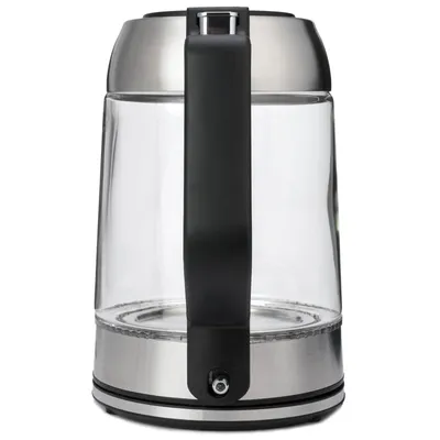 Produktbild von Wasserkocher 1,7L (2200W) aus Glas und Edelstahl, LED-Beleuchtung, OneTouch-Verschluss, Kabelaufwicklung, Glas, 100% BPA FREI SN0617L-12