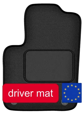 Immagine prodotto di Tappetino lato guidatore, su misura per Fiat 500 Hybrid, design  grigio
