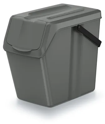 Obrázok produktu pre SORTIBOX odpadkový kôš - kamenná sivá - Prosperplast 4 24