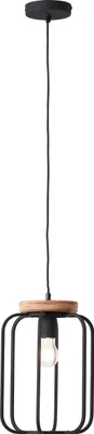Image de Lustre Brilliant Tosh E27 40 W noir/brun