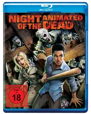 Produktbild von PLAION Night of the Animated Dead, Zeichentrickfilm/Cartoon, Blu-ray, Deutsch, Spanisch, Französisch, 71 min, Niederländisch, Spanisch, Französisch, 1.78:1
