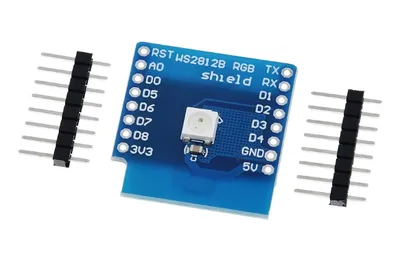 Produktbild von WS2812B RGB LED Shield für D1 Mini