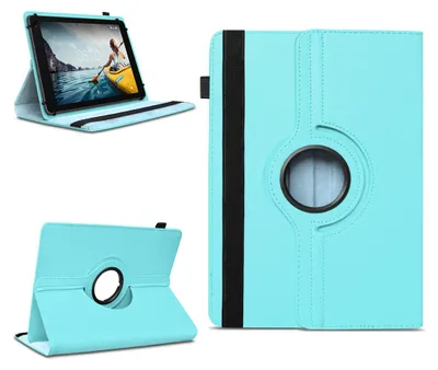 Produktbild von Tablet Tasche für Doogee T30 / S / SE / E / Pro Hülle Schutzhülle 360° Drehbar CaseFarben:Türkis