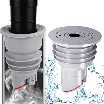 Abflussdichtung Silikon für Waschmaschine, 1 Stück, Ø 18-30 mm