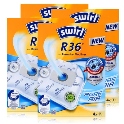 Produktbild von 4 x Swirl R 36 MP Plus AirSpace Staubsaugerbeutel Staubbeutel Microvlies