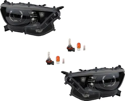 Produktbild von Scheinwerfer links & rechts Set + Leuchtmittel passend für Toyota Yaris LED 815809 81170K0060 Johns