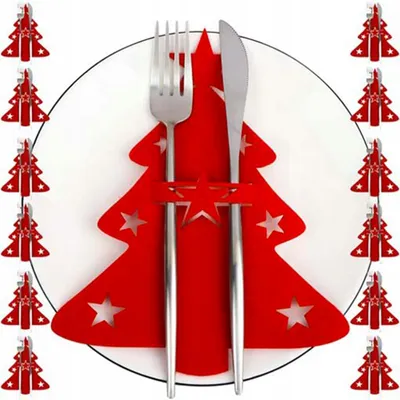 Produktbild von Besteckkoffer - Weihnachtsbäume, 12-tlg. Ruhhy 22304