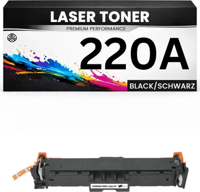 Produktbild von Toner 220A für HP kompatibel Schwarz W2200A wie Original Tonerkartusche Color LaserJet Pro 4202dn 4202dw MFP 4302dw 4302fdn 4302fdw