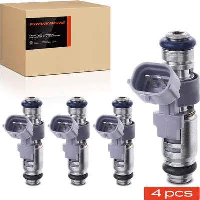 Produktbild von Frankberg 4x Einspritzventil Einspritzdüse für Citroën C2 C3 I C4 I Peugeot 206 SW 207 307 SW 1007 1.4L