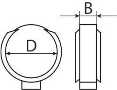 Produktbild von SWGAutomotive Schlauchschelle 54112380 6,5mm Edelstahl Blisterpack