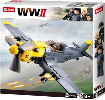 Immagine prodotto di SLUBAN WWII BLOCKS Aeroplano Messerschmitt 289 - B0692