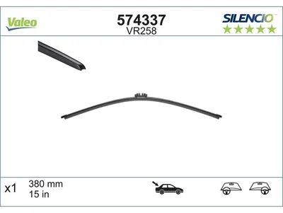 Zdjęcie produktu dla Pióro Wycieraczki 380Mm Silencio Xtrm Vm258