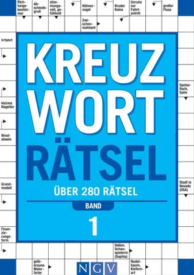 Image de Kreuzworträtsel Band 1, über 280 Rätsel, Rätselbuch für Denksport, ideales Geschenk für Rätselfans