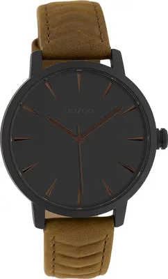 Produktbild von Oozoo Armbanduhr braun Leder Timepieces Damen Analog-Quarzuhr UOC10132